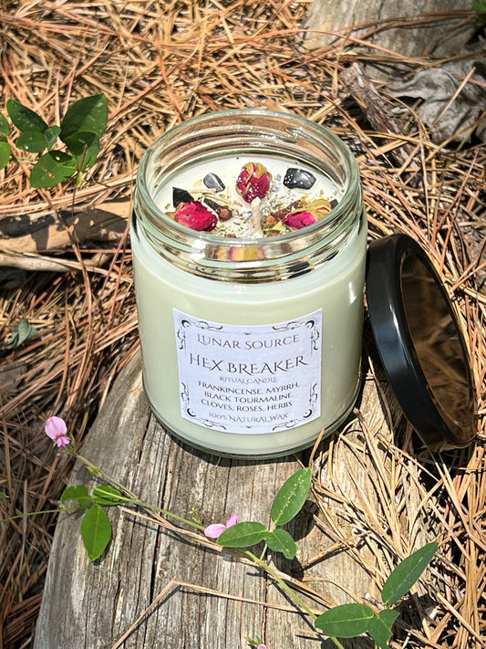 Return to Sender Cord Cutting Reversal Uncrossing Candle | Witchcraft Banishing Hex Remover Curse Breaker Jinx Protection Frankincense Myrrh
