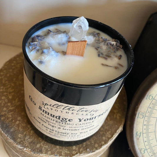 Go Smudge Yourself Intention Candle | Cleansing, Clearing & Protection