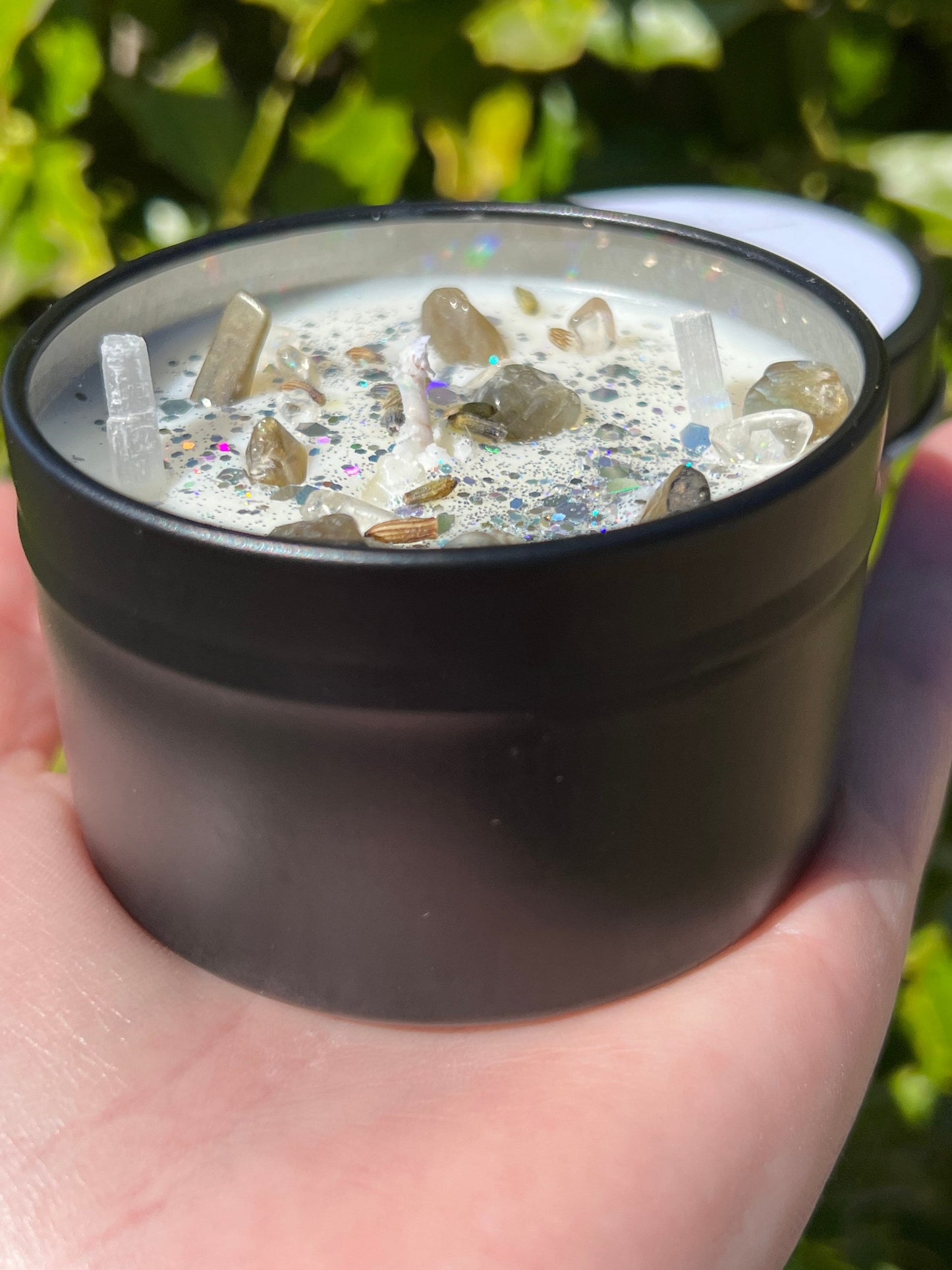 New Moon Magick Ritual Candle | Witchcraft Altar Spell Lunar Cycle Magic Gift Scented Intention Soy Herbal Candle | Deity Hekate Devotional