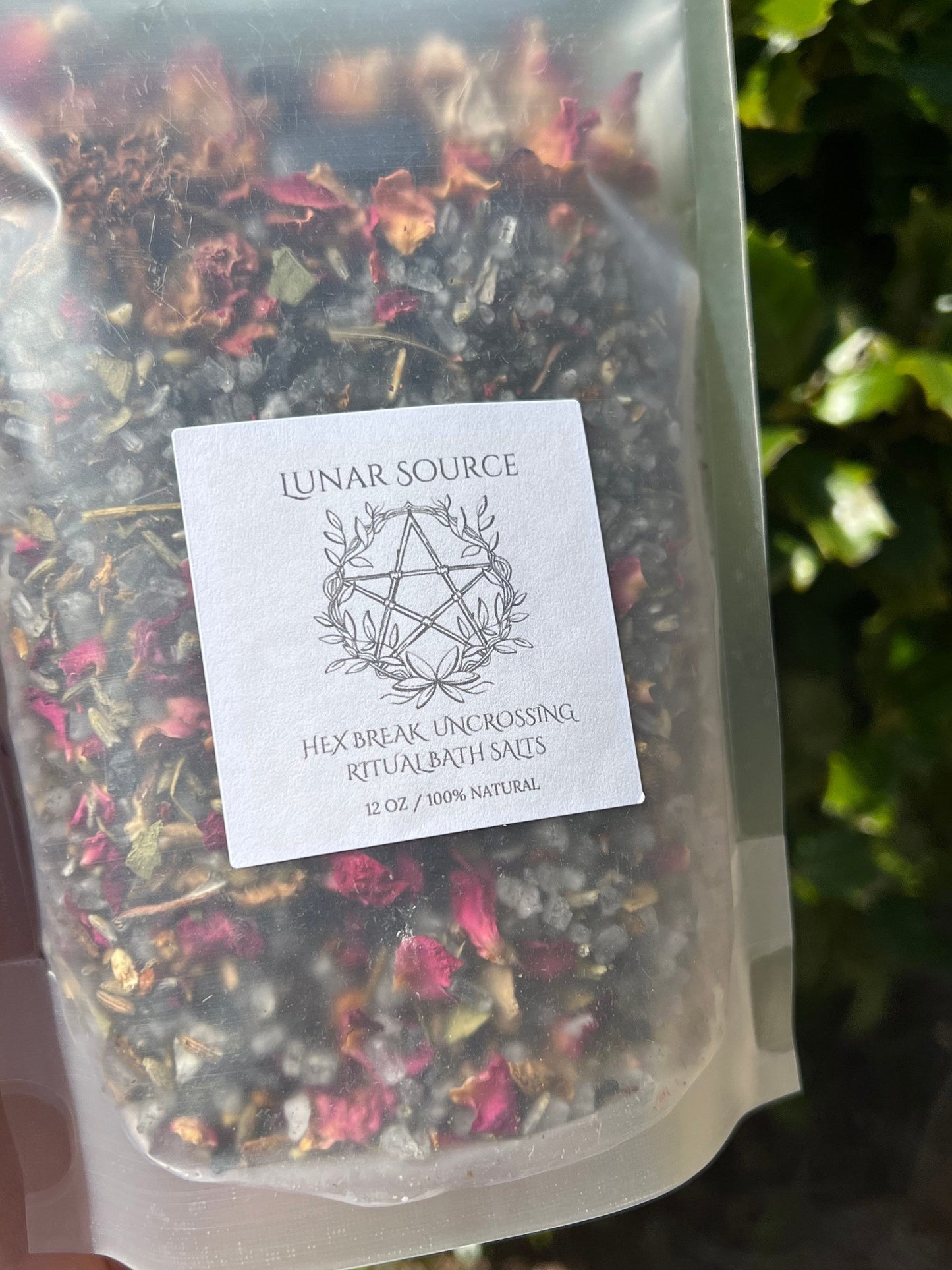 Hex Remover Curse Break Uncrossing Ritual Bath Salts Soak Spiritual Fiery Wall of Protection Cord Cutting Witchcraft Banishing Jinx Reversal