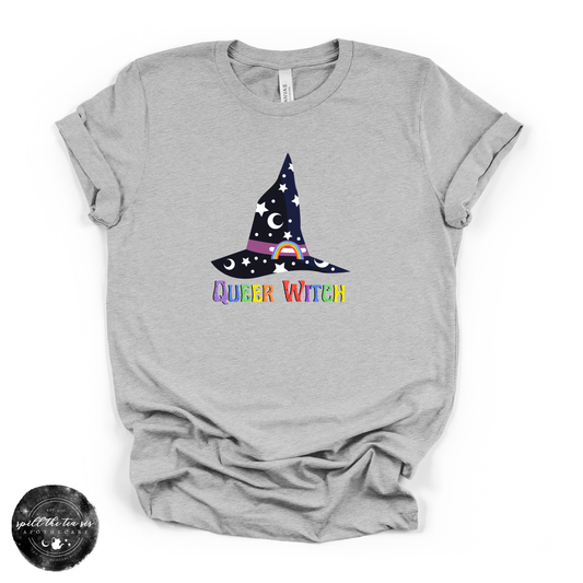 Queer Witch Tee | Pride Witchy Graphic T-Shirt