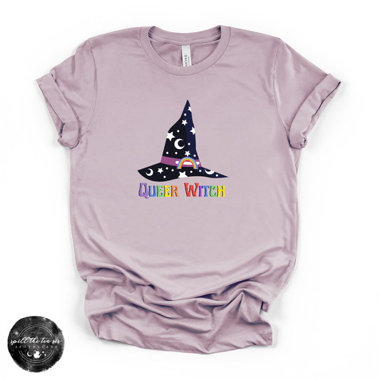Queer Witch Tee | Pride Witchy Graphic T-Shirt