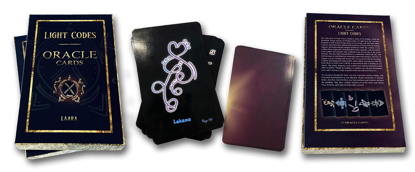 The Little Book of Light Codes Oracle Cards 2nd Edition