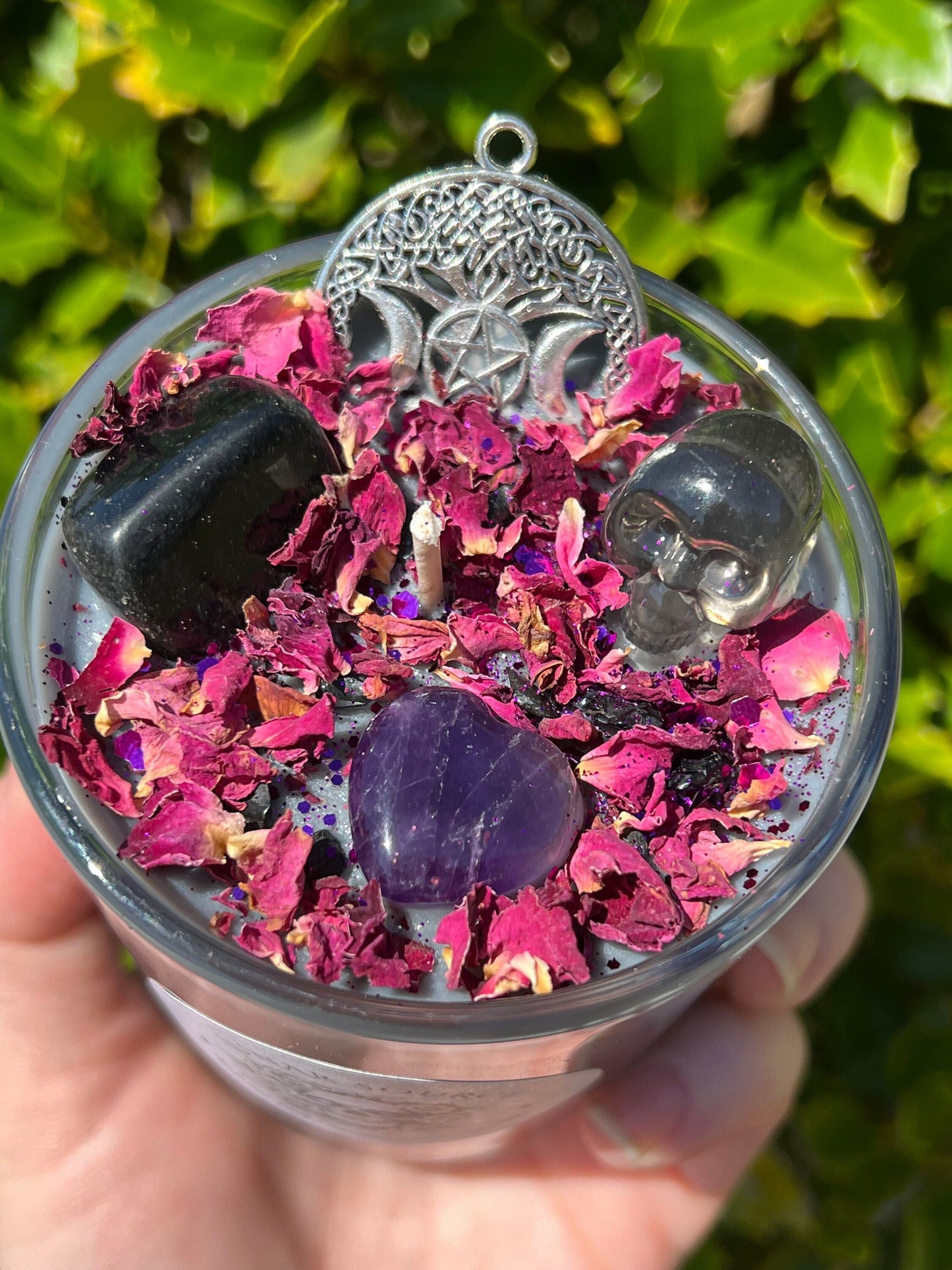 Thinning of the Veil Queen of Underworld Candle Persephone Offering Intention Pagan Witchcraft Magickal Ritual Altar Tool Crystal Deity Gift